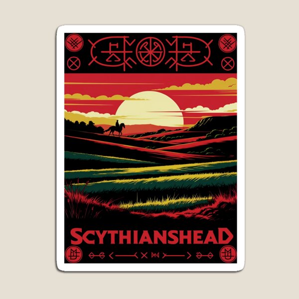 Item preview, Scythian Rider Pagan art - Scythianshead design  designed and sold by Scythianshead .