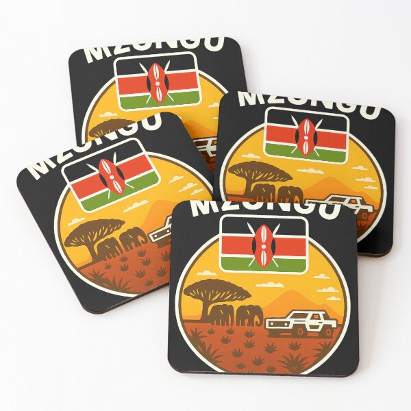 Item preview, Mzungu in Kenya - White Text designed and sold by Instant Hit Media.