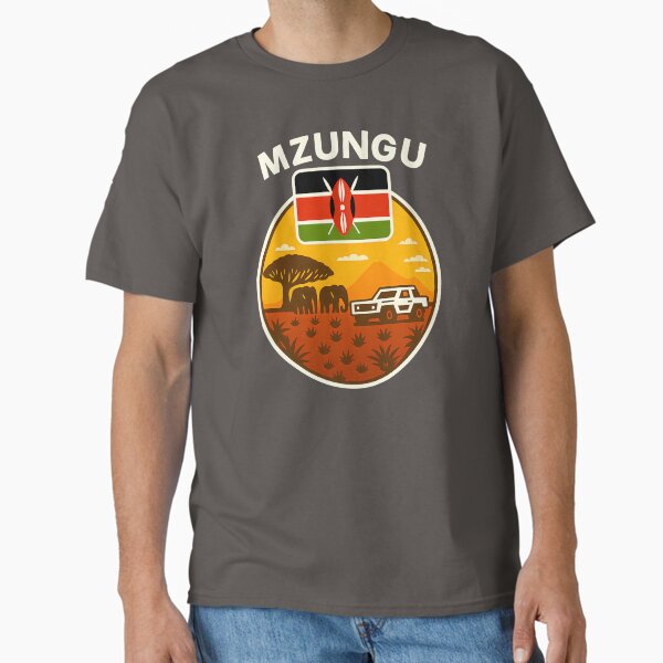 Item preview, Mzungu in Kenya - White Text designed and sold by Instant Hit Media.