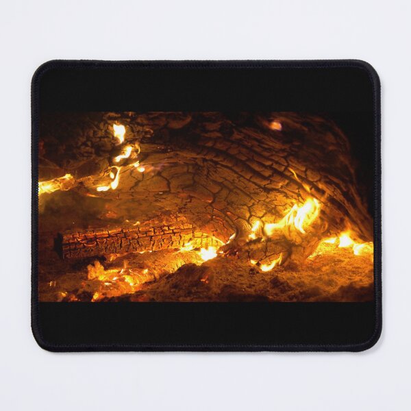 Item preview, Burning Log On Fire at Magpie Springs designed and sold by MagpieSprings.