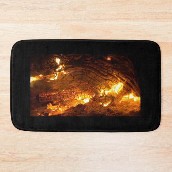 Item preview, Burning Log On Fire at Magpie Springs designed and sold by MagpieSprings.