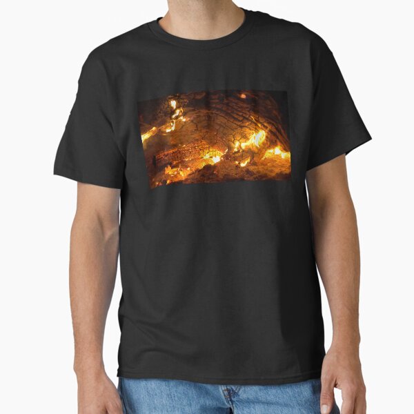 Item preview, Burning Log On Fire at Magpie Springs designed and sold by MagpieSprings.