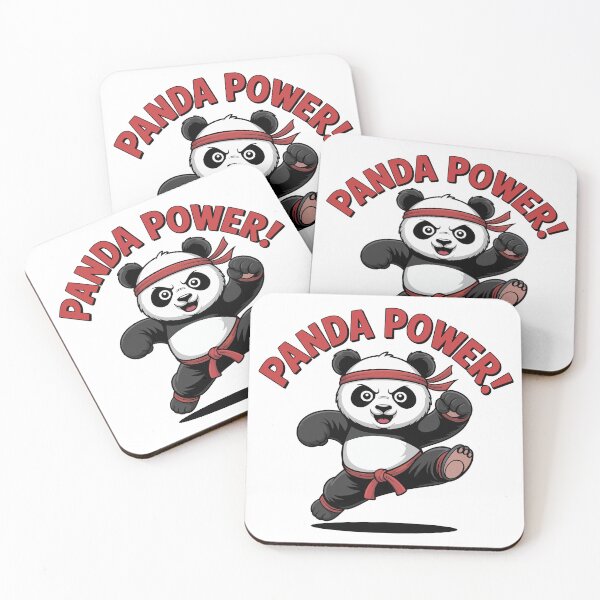 Item preview, Panda Power – Karate Panda designed and sold by Pawtastic World.