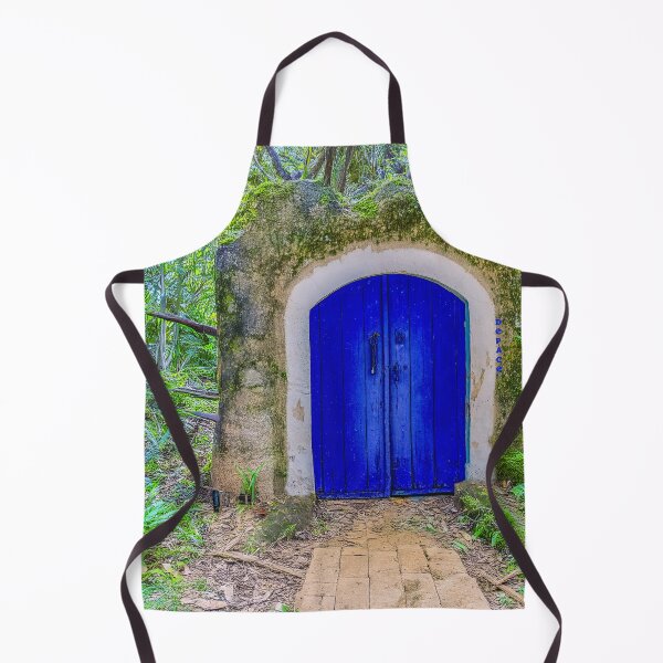 Item preview, Old Blue Wooden Door at the Edge of a Strange Forest - dePace' designed and sold by mrpropcake.