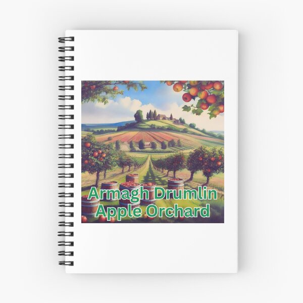 Item preview, Armagh Drumlin Apple Orchard in Northern Ireland (water color on paper). designed and sold by MPC-Mince-Pies.