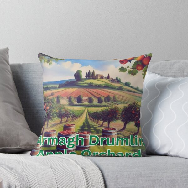 Item preview, Armagh Drumlin Apple Orchard in Northern Ireland (water color on paper). designed and sold by MPC-Mince-Pies.