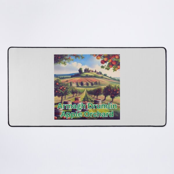 Item preview, Armagh Drumlin Apple Orchard in Northern Ireland (water color on paper). designed and sold by MPC-Mince-Pies.