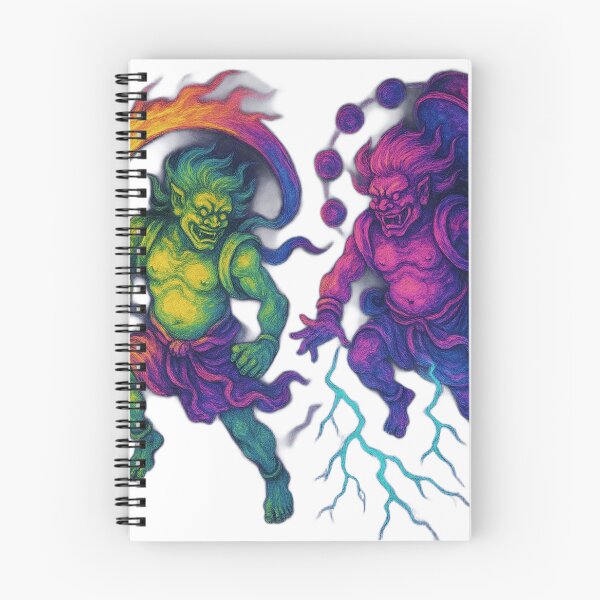 Item preview, wind god thunder god designed and sold by mayhaku.