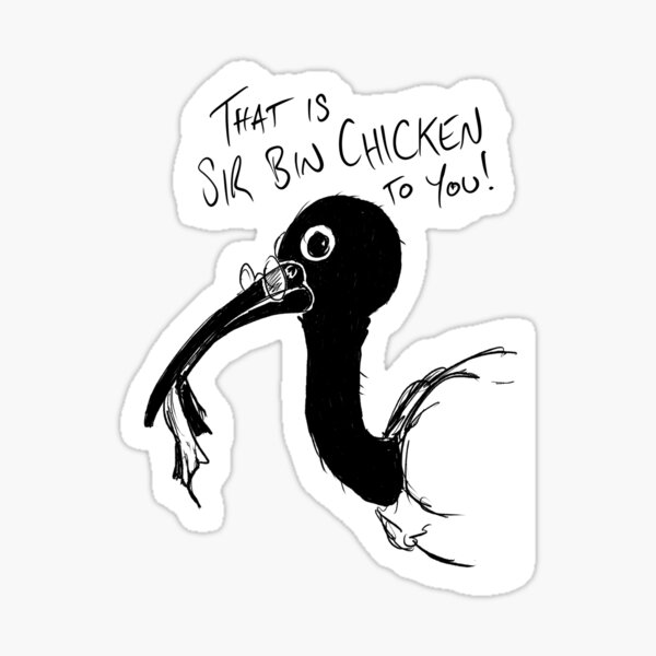 Item preview, Sir Bin Chicken designed and sold by ImageByBren.
