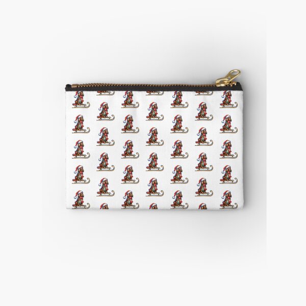 Item preview, Christmas Gordon Setter Dog On A Sled designed and sold by TheAnimalZ00.