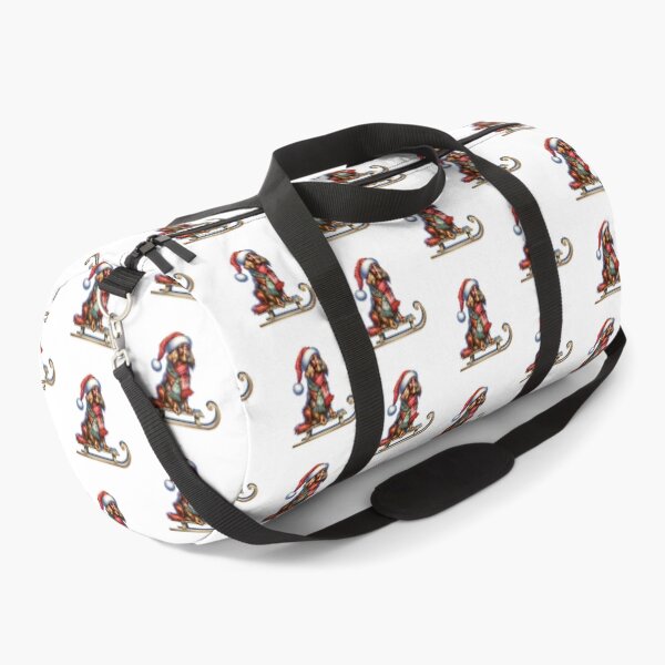 Item preview, Christmas Gordon Setter Dog On A Sled designed and sold by TheAnimalZ00.