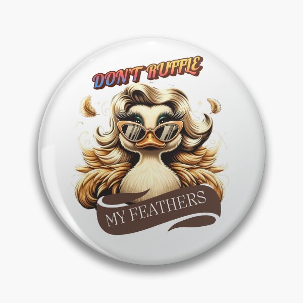 Item preview, Don’t Ruffle My Feathers – Sassy Duck with Attitude designed and sold by JenniferCreaArte .