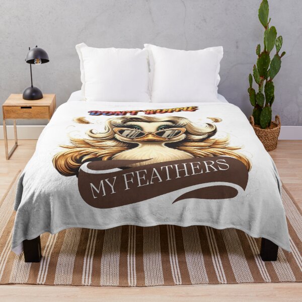Item preview, Don’t Ruffle My Feathers – Sassy Duck with Attitude designed and sold by JenniferCreaArte .