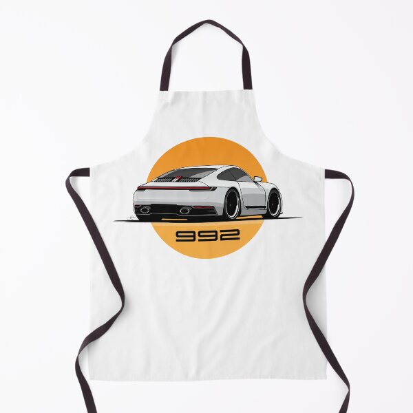 Item preview, Porsche 992 Carrera T White sunset Illustration  designed and sold by blackdogshop.
