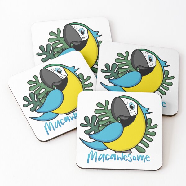 Item preview, Cute Macaw - Macawesome - Blue and Gold Macaw designed and sold by Fern and Quill.