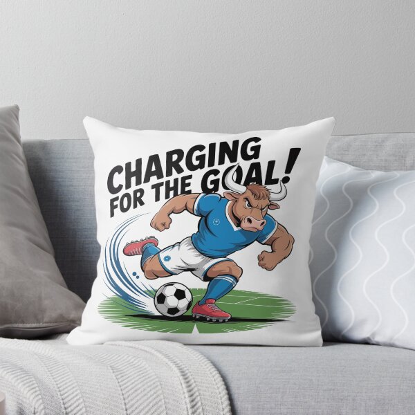 Item preview, Soccer Bull – Charging For The Goal designed and sold by Pawtastic World.