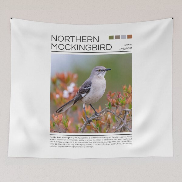 Item preview, Northern Mockingbird  designed and sold by StudioRedKoala.