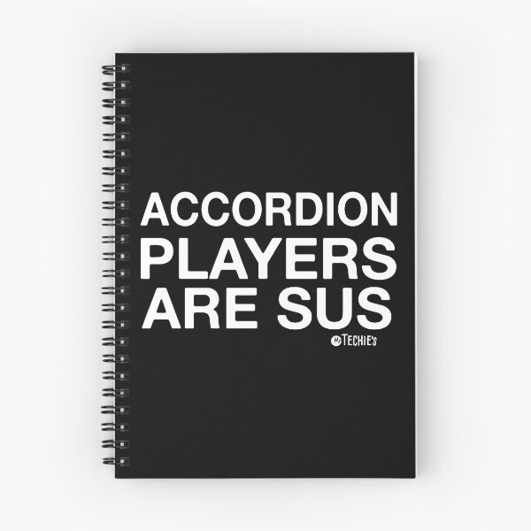 Item preview, Accordion Players Are SUS – Funny Musician Joke and Niche Instrument Humor Design designed and sold by MrTechies.