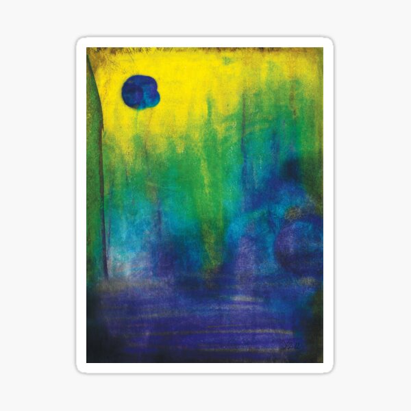 Prismatic Dream – Colorful Abstract Swirl in Motion Sticker