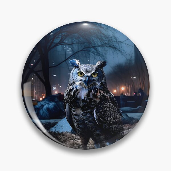 Item preview, Owl in the City designed and sold by ArtbyJustis.