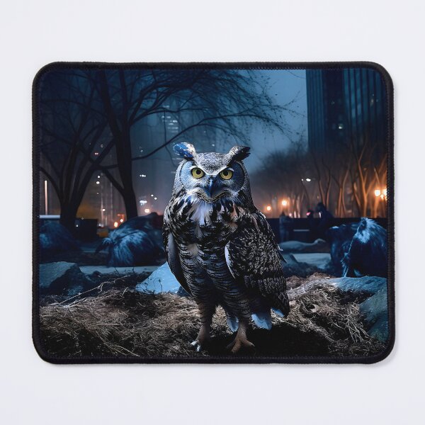 Item preview, Owl in the City designed and sold by ArtbyJustis.