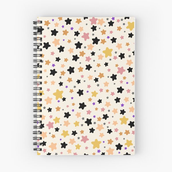 Item preview, Cute Stars on Cream Yellow Black Pink Purple by Kristi Duggins  designed and sold by Kristi Duggins.