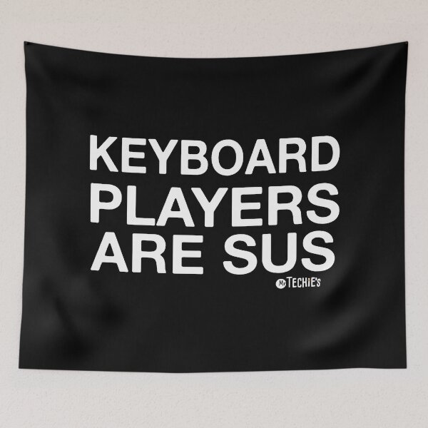 Item preview, Keyboard Players Are SUS – Funny Worship Musician and Tech Crew Design designed and sold by MrTechies.