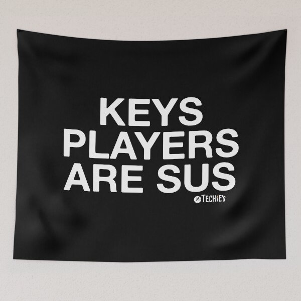 Item preview, Keys Players Are SUS – Funny Worship Musician and Tech Crew Design designed and sold by MrTechies.