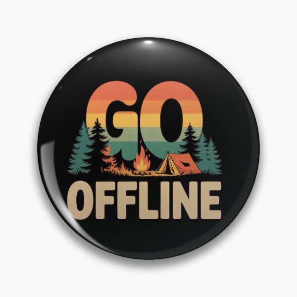 Item preview, GO OFFLINE Camping designed and sold by SusanaDesigns.