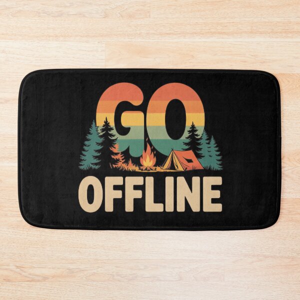 Item preview, GO OFFLINE Camping designed and sold by SusanaDesigns.