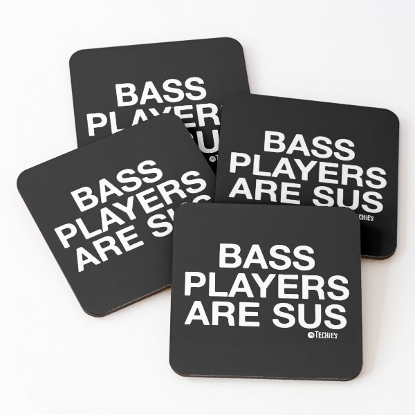 Item preview, Bass Players Are SUS – Funny Musician, Worship Team, and Tech Crew Design designed and sold by MrTechies.