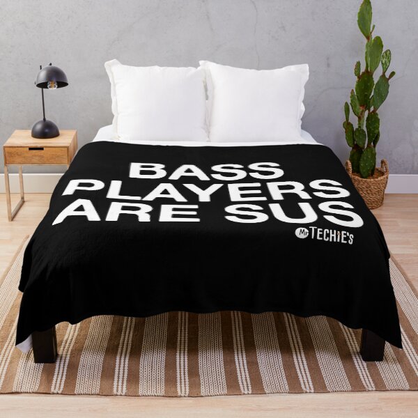 Item preview, Bass Players Are SUS – Funny Musician, Worship Team, and Tech Crew Design designed and sold by MrTechies.