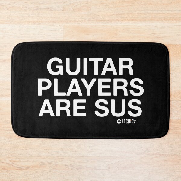 Item preview, Guitar Players Are SUS – Funny Worship Musician and Band Rehearsal Design designed and sold by MrTechies.