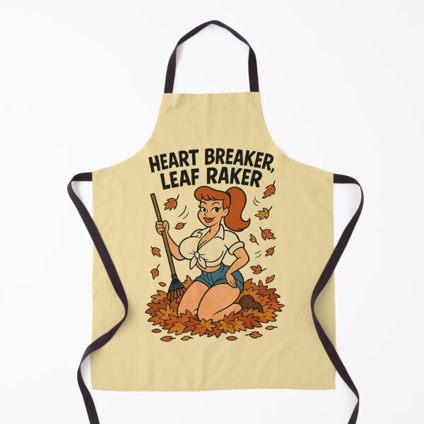 Item preview, Heart Breaker, Leaf Raker – Retro Pin-Up Fall Design designed and sold by Boris1987.