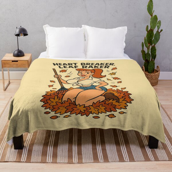 Item preview, Heart Breaker, Leaf Raker – Retro Pin-Up Fall Design designed and sold by Boris1987.