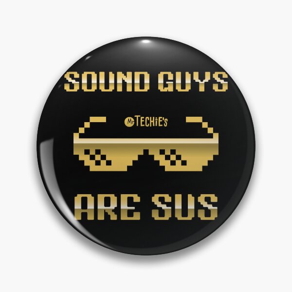 Item preview, Sound Guys Are SUS – Funny Worship Tech Crew and Audio Nerd Pixel Design designed and sold by MrTechies.