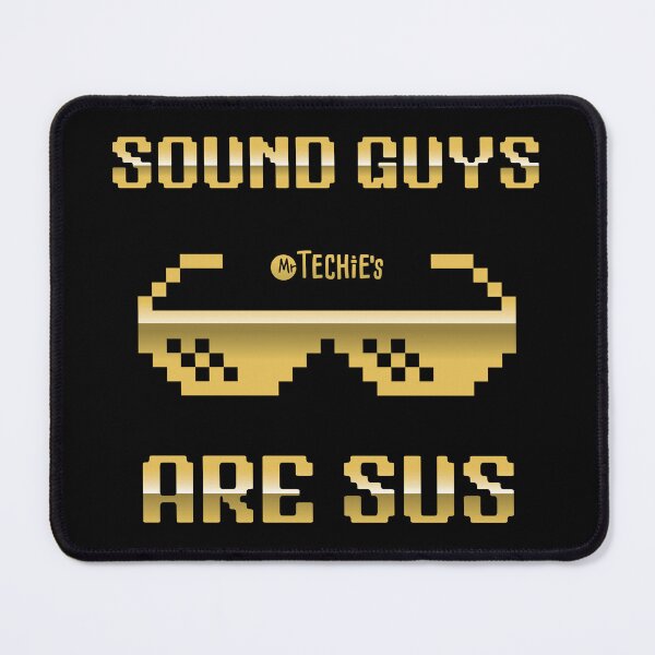 Item preview, Sound Guys Are SUS – Funny Worship Tech Crew and Audio Nerd Pixel Design designed and sold by MrTechies.