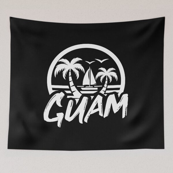 Item preview, GUAM - Chamorro - Pacific Islander - Tropical Ocean Beach - White designed and sold by Darling DeDe.
