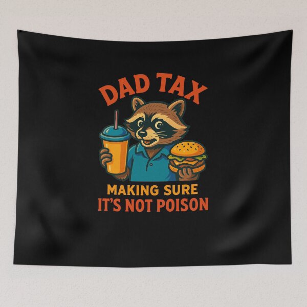 Item preview, Dad Tax Making Sure It's Not Poison, Funny Raccoon, Funny Food Dad, Father's Day designed and sold by Orvista.