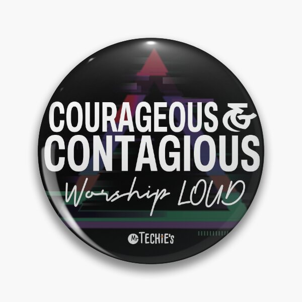 Item preview, Courageous and Contagious – Worship LOUD Creative Worship Culture Design designed and sold by MrTechies.