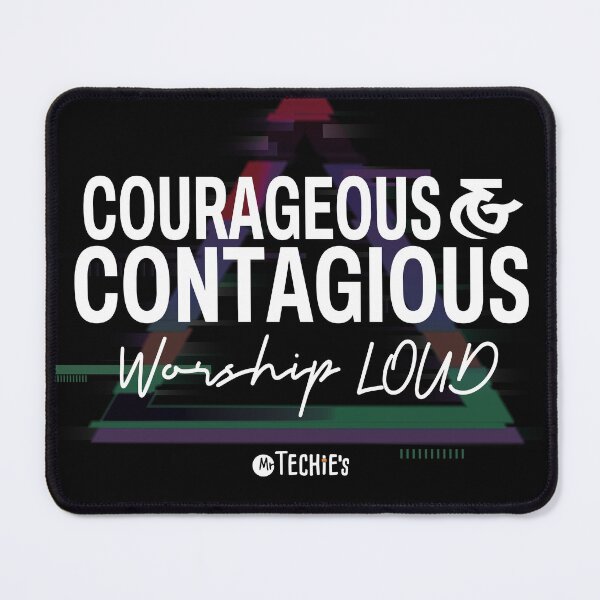 Item preview, Courageous and Contagious – Worship LOUD Creative Worship Culture Design designed and sold by MrTechies.
