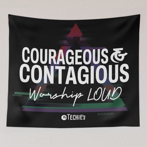 Item preview, Courageous and Contagious – Worship LOUD Creative Worship Culture Design designed and sold by MrTechies.