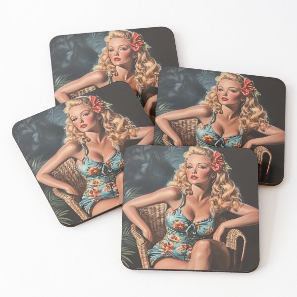 Artikelvorschau, 60er Pin-Up entworfen und verkauft von Elite Print Studio.