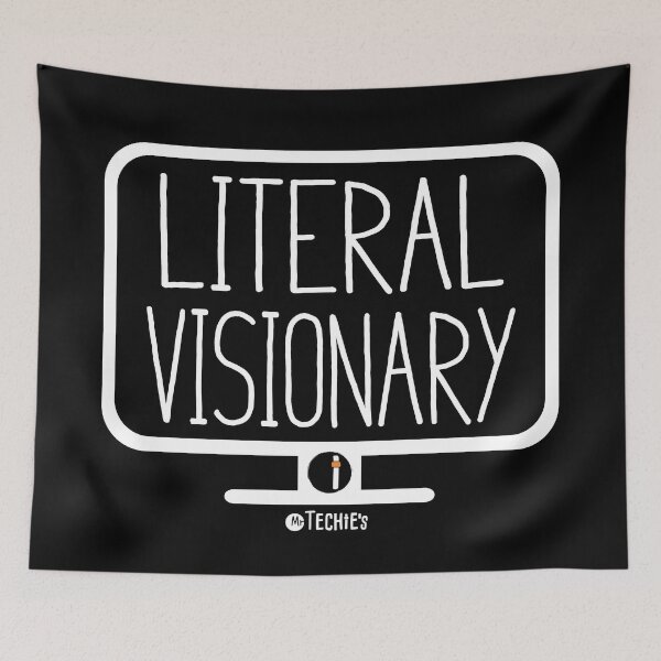Item preview, Literal Visionary – Worship Display Tech and Creative Ops Design designed and sold by MrTechies.