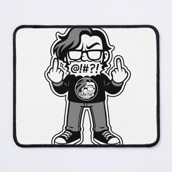 Artikelvorschau, Mittelfinger-Maultier-Logo entworfen und verkauft von The Renegade Writer's Mouthy Merch.