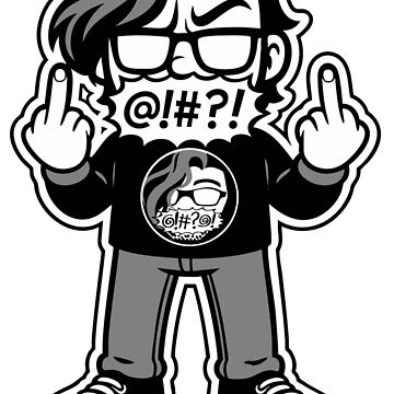 Artwork thumbnail, Middle Finger Mouthy Logo by The Renegade Writer's Mouthy Merch