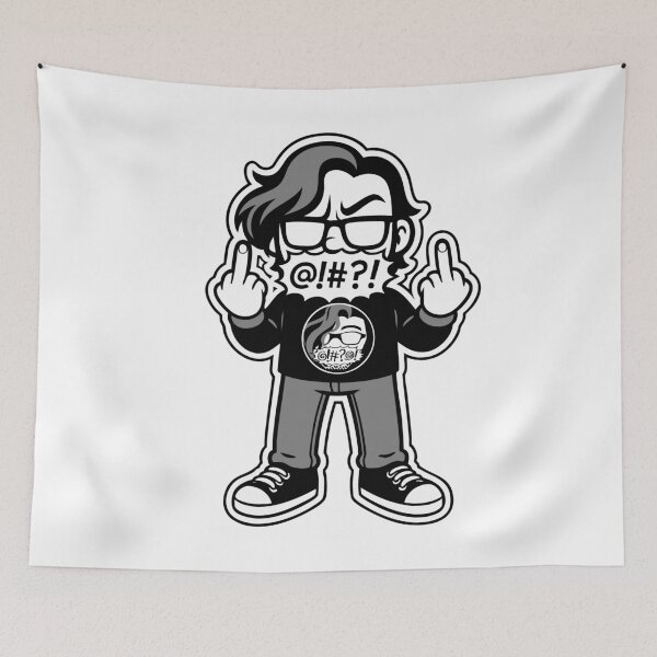 Item preview, Middle Finger Mouthy Logo designed and sold by The Renegade Writer's Mouthy Merch.