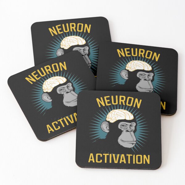 Item preview, Neuron Activation Monkey Meme designed and sold by R-market.