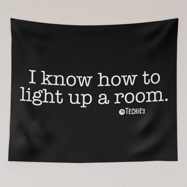 Item preview, I Know How to Light Up a Room – Worship Lighting Tech and AVL Humor Design designed and sold by MrTechies.