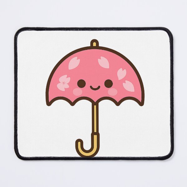 Item preview, Kawaii Cherry Blossom Umbrella Vector Illustration designed and sold by NipponPop.